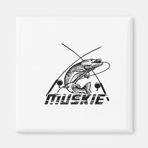 Muskie Fishing  Magnet