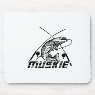 Muskie Fishing Mouse Pad