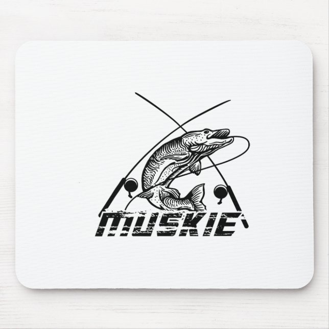Muskie Fishing  Mouse Pad (Front)