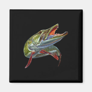 Muskie Hunter Musky Fisherman Lure Fly Fishing Nov Magnet