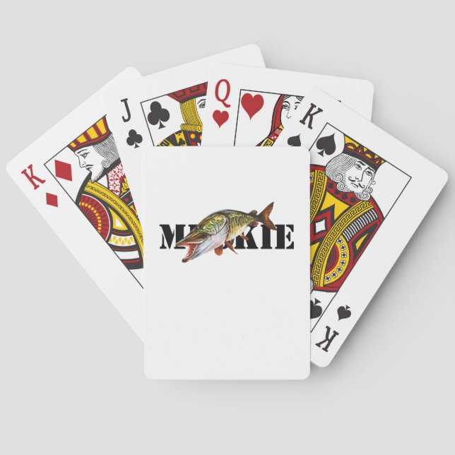 Muskie Playing Cards (Back)