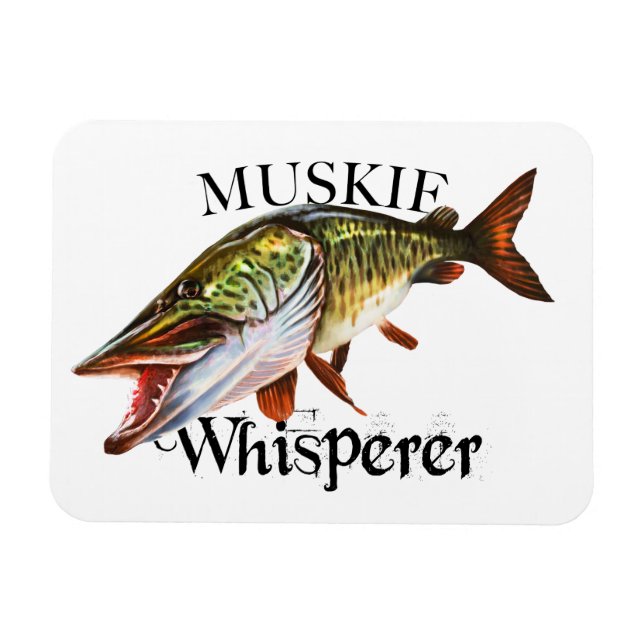 Muskie Whisperer Magnet (Horizontal)
