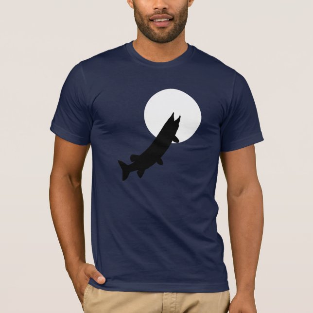 Muskies by Moonlight: Going through a Phase Tee (Front)