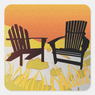 Muskoka Autumn Square Sticker
