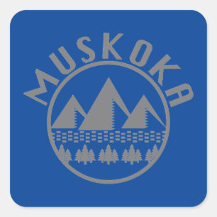 Muskoka Design - Square Stickers