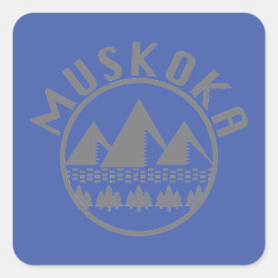 Muskoka Design - Square Stickers