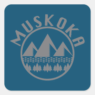 Muskoka Design - Square Stickers