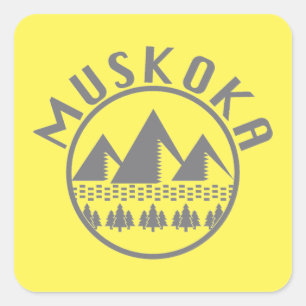 Muskoka Design - Square Stickers