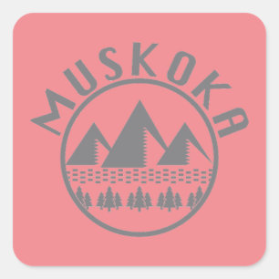 Muskoka Design - Square Stickers