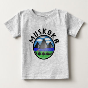 Muskoka Design (Version 2) - Baby Fine Jersey T-Sh Baby T-Shirt