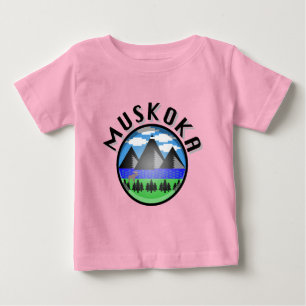 Muskoka Design (Version 2) - Baby Fine Jersey T-Sh T-Shirt