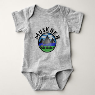 Muskoka Design (Version 2) - Baby Jersey Bodysuit