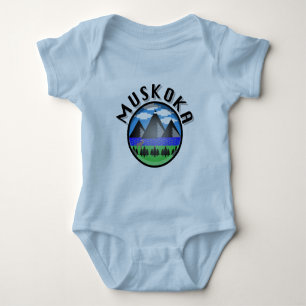 Muskoka Design (Version 2) - Baby Jersey Bodysuit
