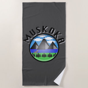 Muskoka Design (Version 2) - Beach Towel