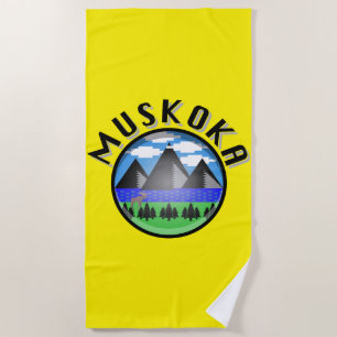 Muskoka Design (Version 2) - Beach Towel