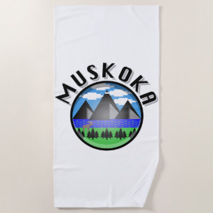 Muskoka Design (Version 2) - Beach Towel
