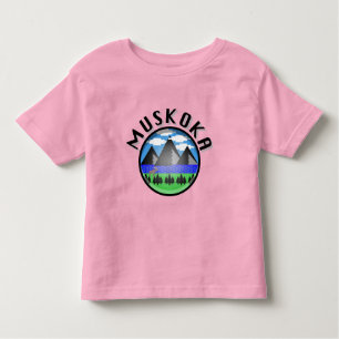 Muskoka Design (Version 2) - Toddler Fine Jersey T Toddler T-Shirt