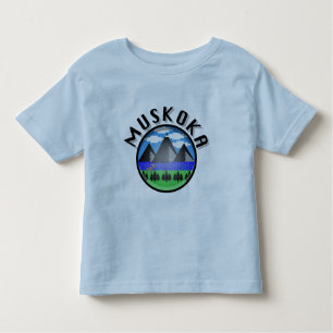 Muskoka Design (Version 2) - Toddler Fine Jersey T Toddler T-Shirt
