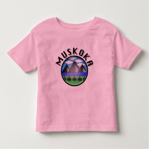 Muskoka Design (Version 2) - Toddler Fine Jersey T Toddler T-Shirt