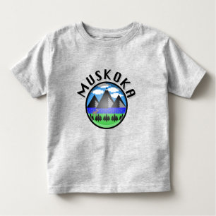 Muskoka Design (Version 2) - Toddler Fine Jersey T Toddler T-Shirt