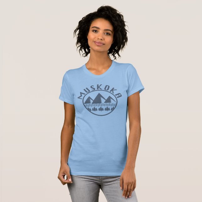 Muskoka Design - Women's Bella+Canvas Slim Fit T-S T-Shirt (Front Full)