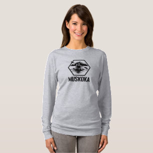 Muskoka Ontario Kayaker - Basic Long Sleeve T-Shir T-Shirt