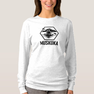 Muskoka Ontario Kayaker - Basic Long Sleeve T-Shir T-Shirt