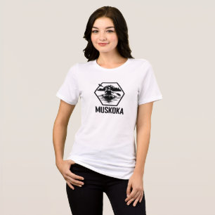 Muskoka Ontario Kayaker - Bella+Canvas Women's Tri Tri-Blend Shirt
