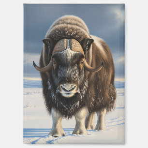 Muskox in Aulavik National Park Canada Magnet