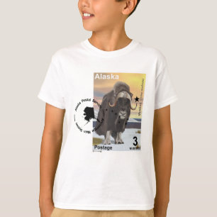 Muskox Stamp Souvenir T-Shirt
