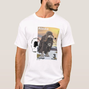Muskox Stamp Souvenir T-Shirt