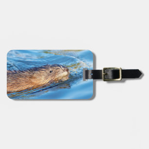 Muskrat at Vassar Farms Ecological Preserve Luggage Tag