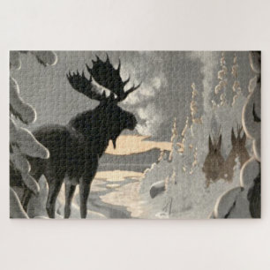 "Muskrat Creek Visitor" Jigsaw Puzzle