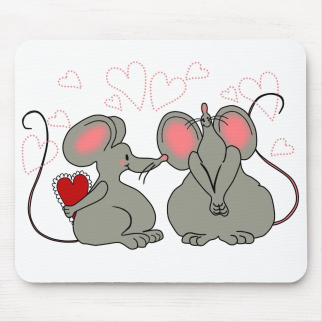 Muskrat Love Mouse Pad (Front)