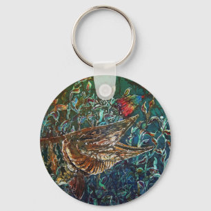 MUSKY Bucktl Bordered Key Ring