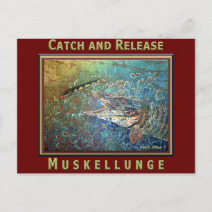 MUSKY C and R Postcard