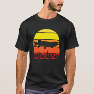 Musky Fish Fisherman Fishing Fisher Underwater Lak T-Shirt
