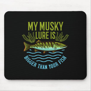 Musky Fishing Gift Muskie Lure Muskellunge Mouse Pad