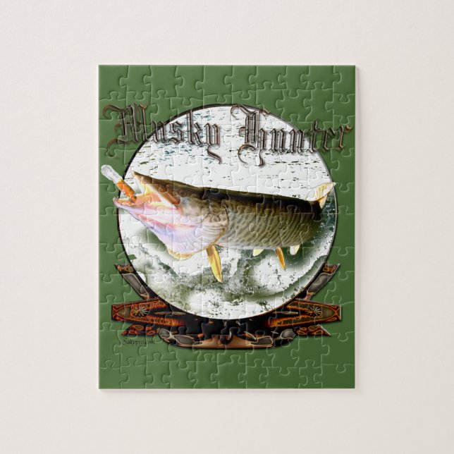 Musky hunter 1 jigsaw puzzle (Vertical)