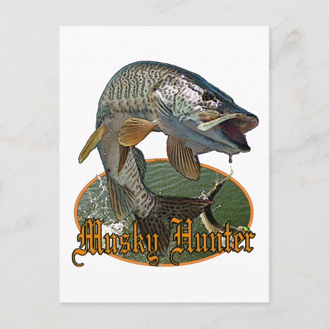 Musky Hunter 9 Postcard (Front)