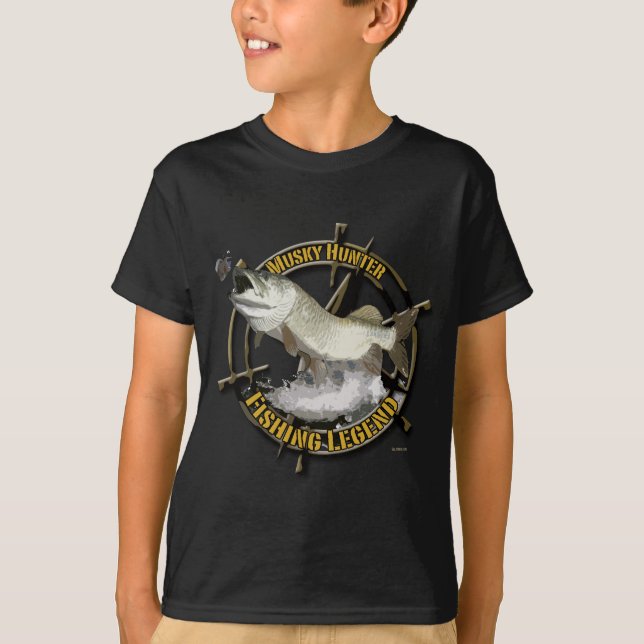 Musky Hunter legend T-Shirt (Front)