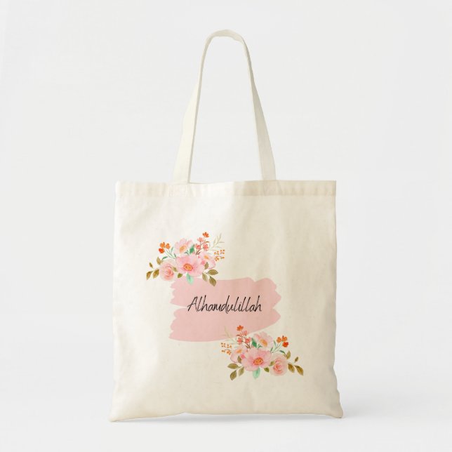 Muslim Alhamdulillah tote bag (Front)