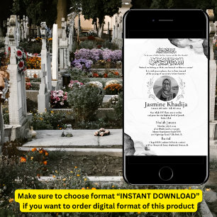 Muslim Death Announcement Female Janaza Prayer