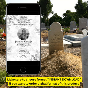 Muslim Death Announcement Female Janaza Prayer