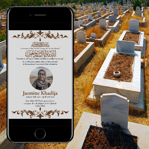 Muslim Death Announcement Female Janaza Prayer