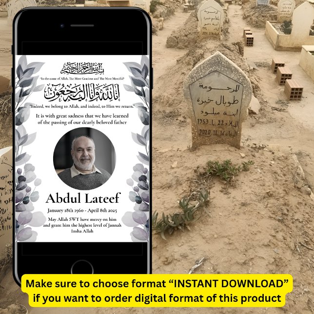 Muslim Death Announcement Male Janaza Prayer (Creator Uploaded)