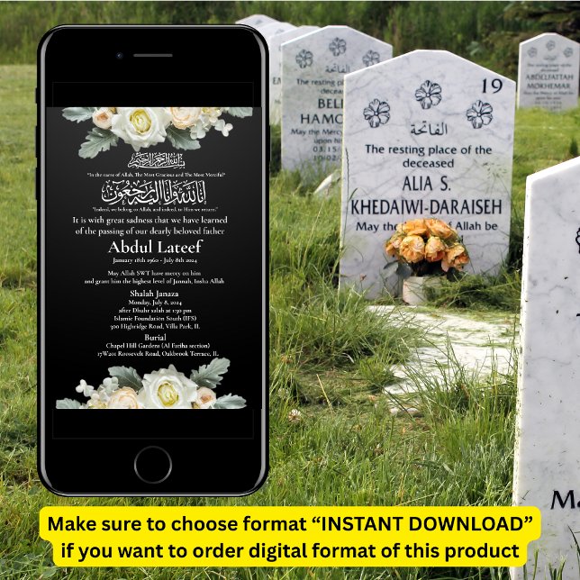 Muslim Death Announcement Male Janaza Prayer (Creator Uploaded)
