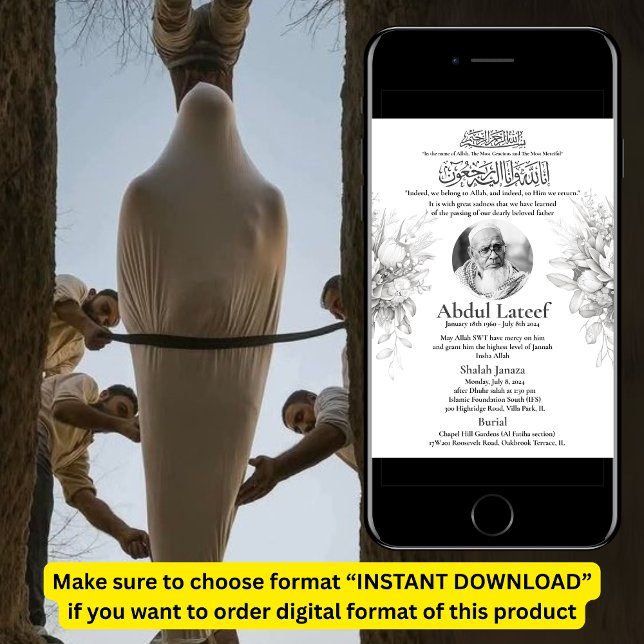 Muslim Death Announcement Male Janaza Prayer (Creator Uploaded)