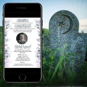 Muslim Death Announcement Male Janaza Prayer