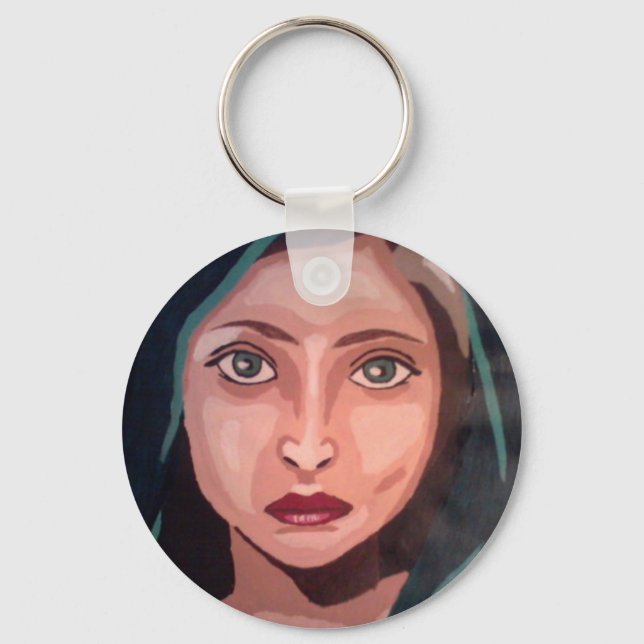 muslim girl key ring (Front)